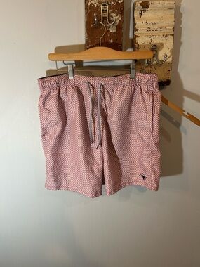 Ted Baker London Pinch Board Shorts in Geometric Red